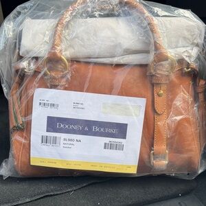 Dooney & Bourke Brown Leather Satchel